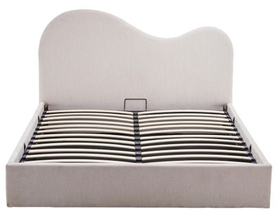 Lucas - Lit Coffre - 160x200 Cm - En Velours Texturé