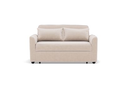 Ernest - Canapé Droit 2 Places Convertible En Velours Côtelé