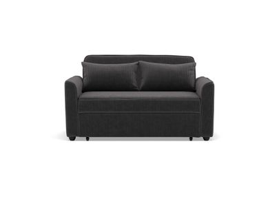 Ernest - Canapé Droit 2 Places Convertible En Velours Côtelé