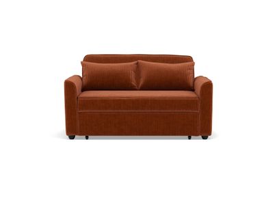 Ernest - Canapé Droit 2 Places Convertible En Velours Côtelé