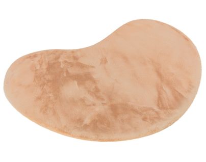 Joy - Tapis Organique - Fausse Fourrure - Corail