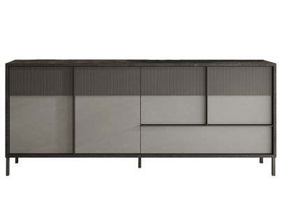 Jules - Buffet Bas - 4 Portes Et 1 Tiroir - 206 Cm