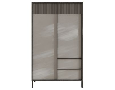 Jules - Buffet Haut - 2 Portes Et 2 Étagères - 106x177 Cm