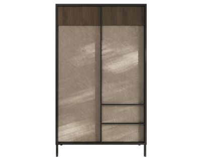Jules - Buffet Haut - 2 Portes Et 2 Étagères - 106x177 Cm