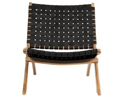 Fernando - Fauteuil - En Simili Noir