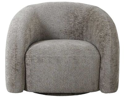 Nicolo - Fauteuil Pivotant - En Tissu Texturé