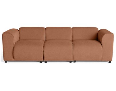 Suaro - Canapé Modulable 3 Places En Tissu Texturé