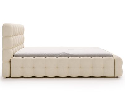 Darling - Lit Coffre - 180x200 Cm - Sommier Inclus - En Velours