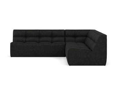 Alya - Canapé Modulable D'angle Réversible 5 Places En Simili