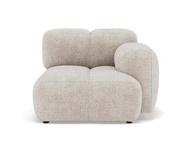 Grace - Module D'assise Droit En Velours Texturé