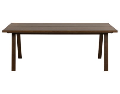 Pauline - Table à Manger Rectangulaire - Chêne Foncé - 6 Personnes