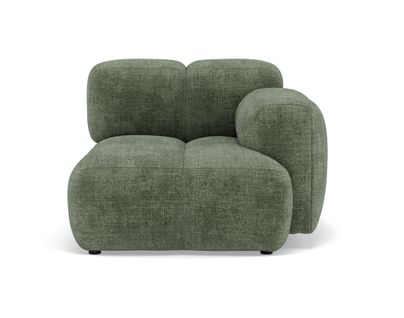 Grace - Module D'assise Droit En Velours Texturé