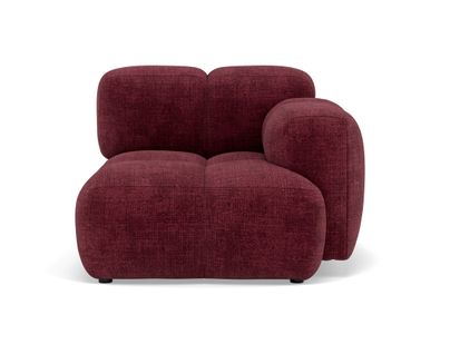 Grace - Module D'assise Droit En Velours Texturé