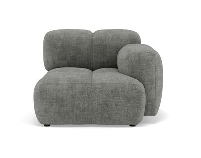 Grace - Module D'assise Droit En Velours Texturé