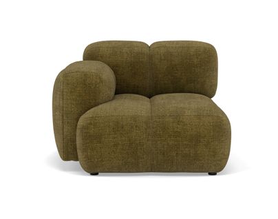 Grace - Module D'assise Gauche En Velours Texturé