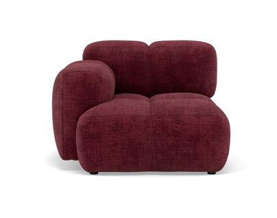 Grace - Module D'assise Gauche En Velours Texturé