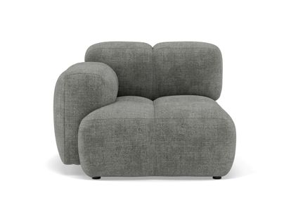 Grace - Module D'assise Gauche En Velours Texturé