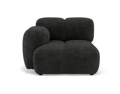 Grace - Module D'assise Gauche En Velours Texturé