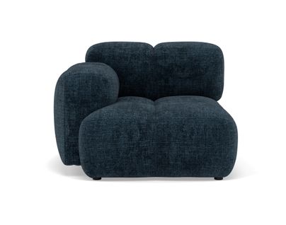 Grace - Module D'assise Gauche En Velours Texturé