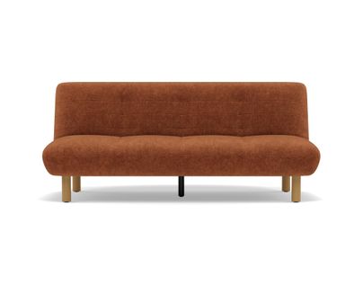 Soan - Banquette 2 Places Convertible Clic-clac En Velours Texturé