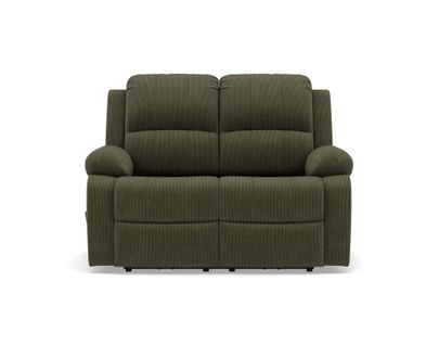 Armand - Canapé 2 Places Relax Électrique En Velours Côtelé