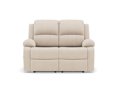Armand - Canapé 2 Places Relax Électrique En Velours Côtelé