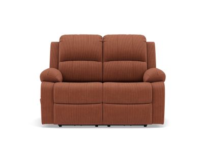 Armand - Canapé 2 Places Relax Électrique En Velours Côtelé