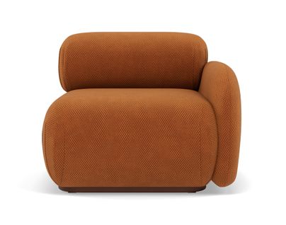 Penelope - Module D'assise Droit En Velours Texturé