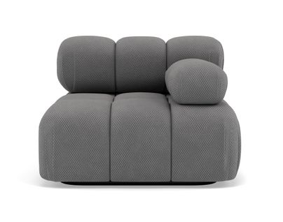 Ruby - Module D'assise Droit En Velours Texturé