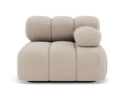 Ruby - Module D'assise Droit En Velours Texturé