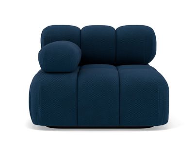 Ruby - Module D'assise Gauche En Velours Texturé