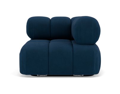 Ruby - Module D'assise D'angle Droit En Velours Texturé