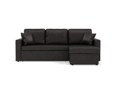 Cyrus - Canapé D'angle Réversible 4 Places - Convertible Avec Coffre - En Simili
