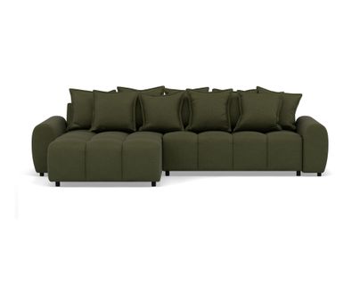 Adelaide - Canapé D'angle Réversible 4 Places En Tissu Texturé