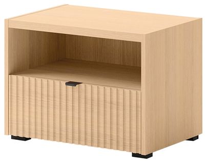 Judy - Table De Chevet 59 Cm - 1 Tiroir Et 1 Niche