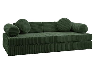 Ines - Canapé Droit 2 Places En Velours Côtelé