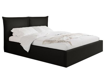 John - Lit Coffre - 180x200 Cm - En Velours - Sommier Inclus