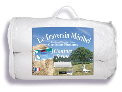 Traversin  Naturel Ferme à Plumes - L.160 X P.23 Cm -  Meribel