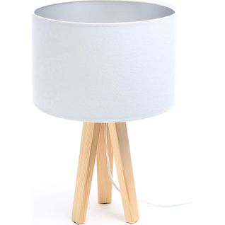 Lampe De Chevet Bois Clair 30x30x46cm