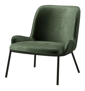 Alvin-fauteuil Lounge En Velours Retro Sauge