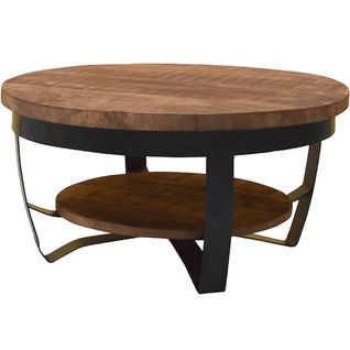 Mark-table Basse D85 Cm En Bois Massif