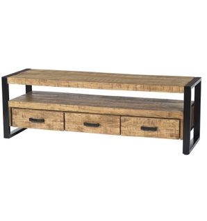Dacca-meuble TV 3 Tiroirs, L.150 Cm