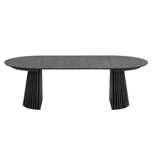 Kairn-table Extensible 10/12 Personnes Ø120cm (160/200/240) Chêne Noir