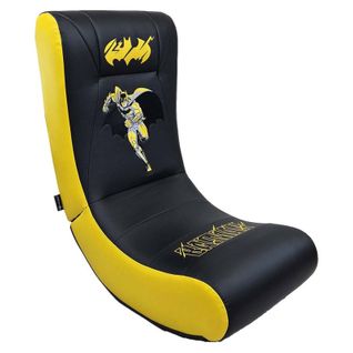 Subsonic - Chaise à Bascule, Rocking Chair Batman, Pouf Gamer Simili Cuir Et Broderies