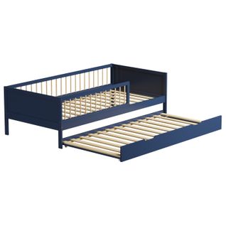 Lit Gigogne Pour Enfant 190x90cm Bleu Foncé Adam