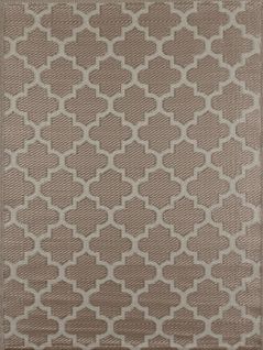 Tapis Extérieur Anthracite Et Gris Scoobi 120x160 Cm Polypropylène