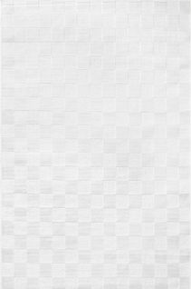 Tapis Intérieur Extérieur à Motif Damier Blanc 266x380 Cm