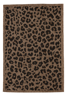 Tapis D'intérieur Et Extérieur Marron Motif Léopard Savanna 200x290