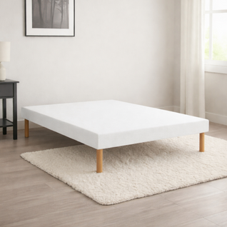 Sommier Essenzia Tradition Graphic 13cm Blanc 140x200 Lattes