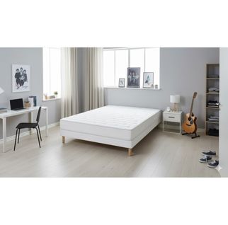 Ensemble Essenzia  Delice Tres Ferme + Sommier Tradition + Pieds 200x210 Mousse